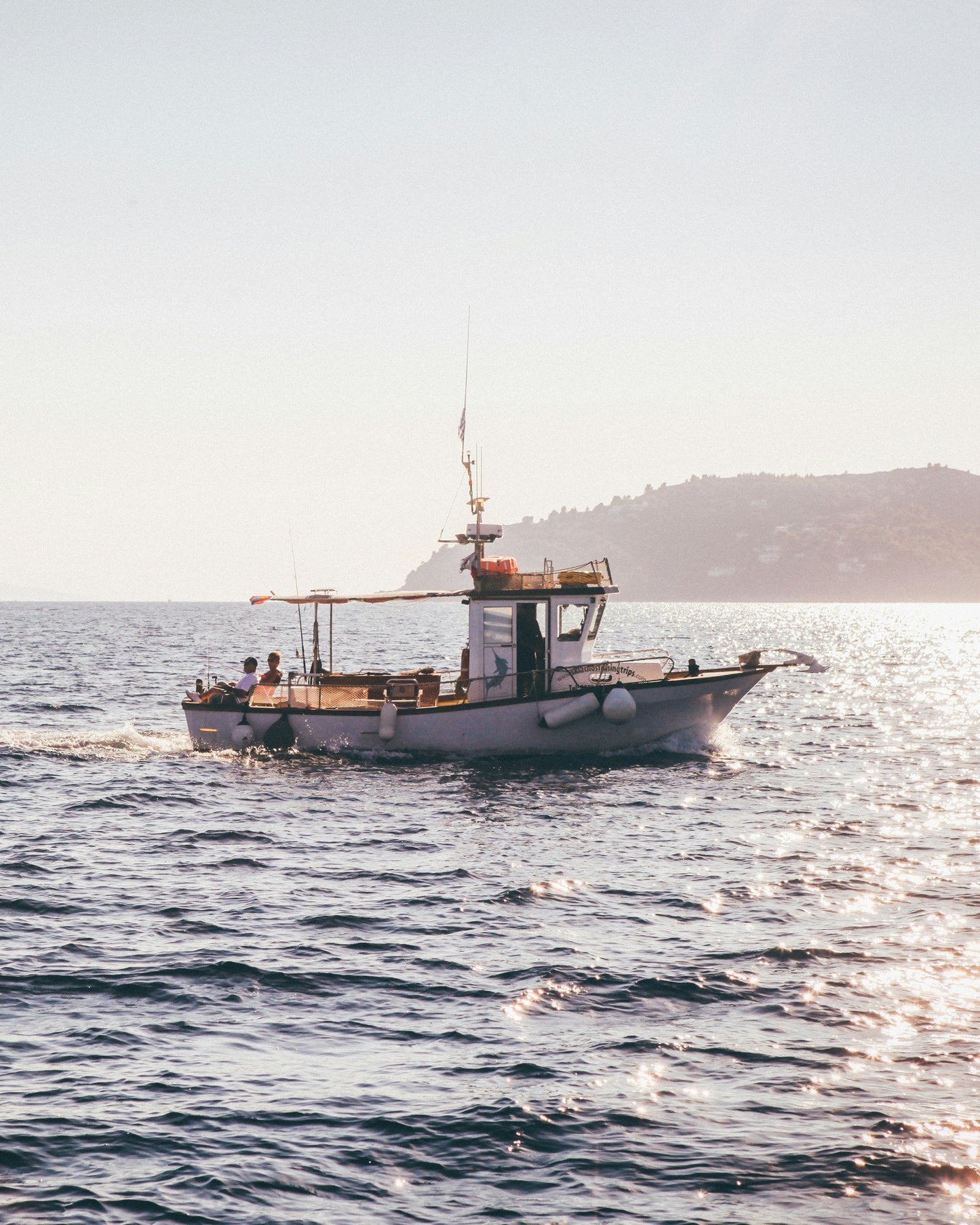 A boat on the water.