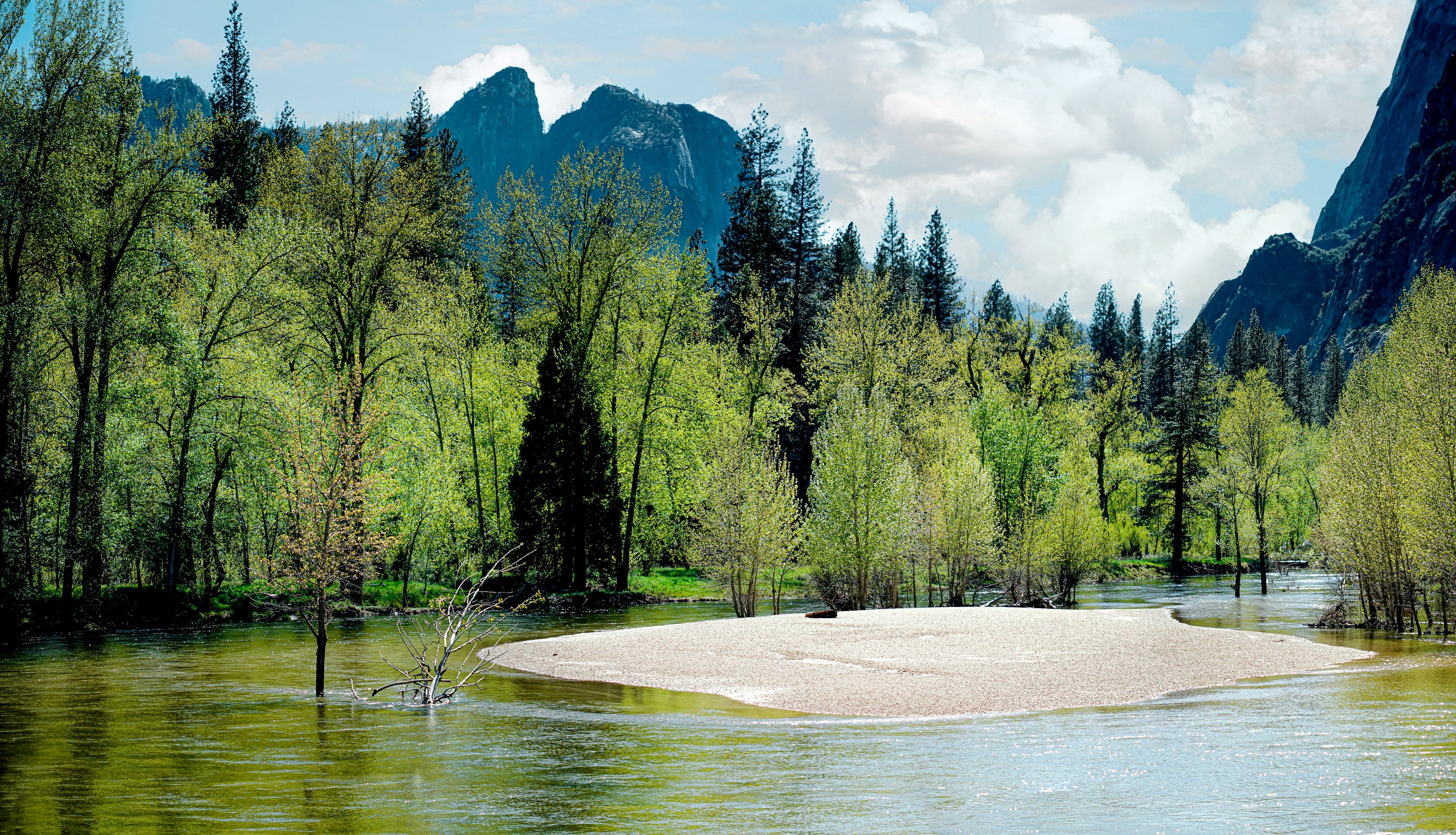 Merced River during the day.