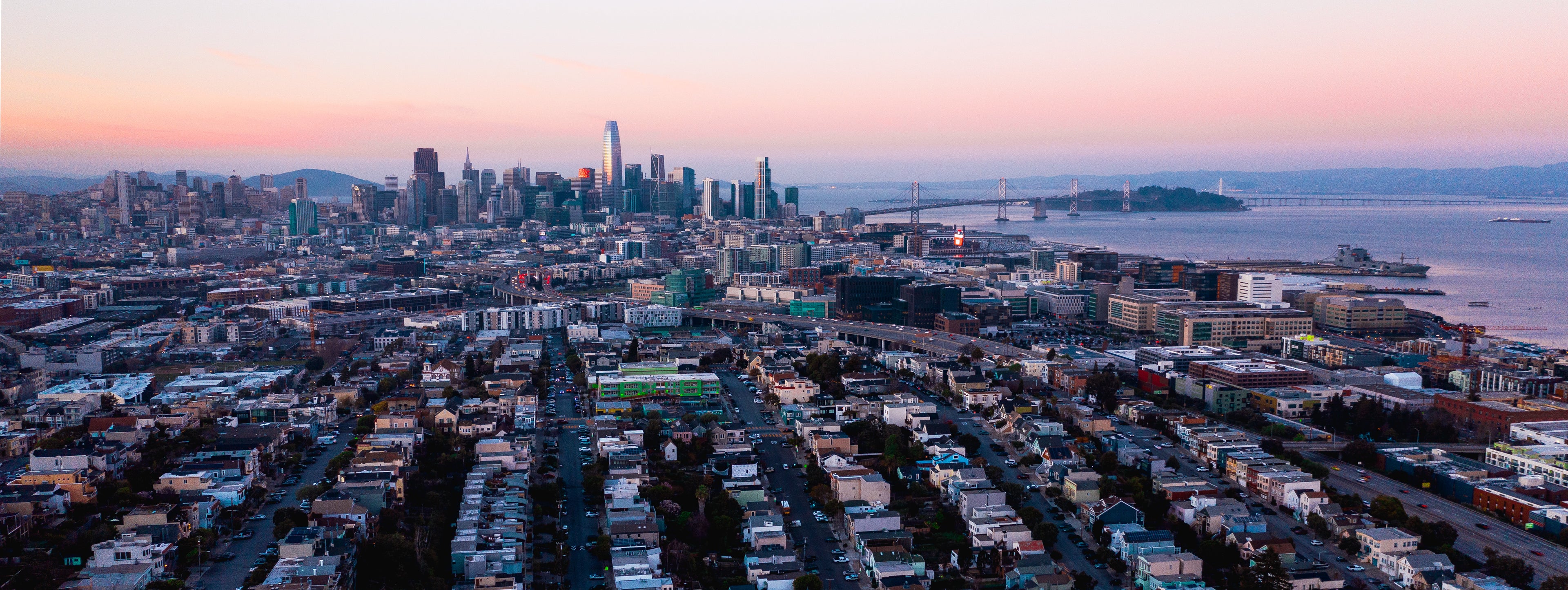 San Francisco Aerial Skyline.